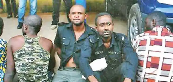 Photo: Policemen-Turned-Robbers Meet Waterloo